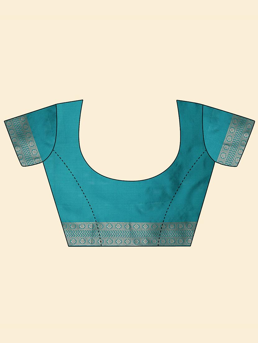 olive banarasi saree with blouse - 20067840 - Standard Image - 3