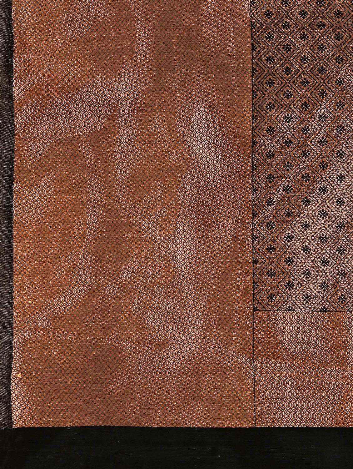 black banarasi saree with blouse - 20067859 -  Standard Image - 3