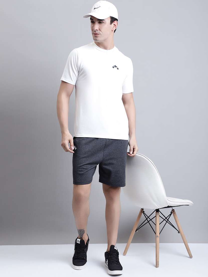 grey cotton shorts - 20068309 -  Standard Image - 3