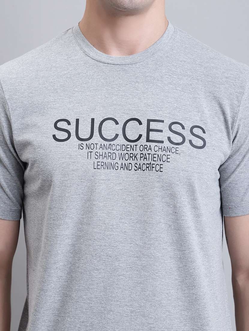 round neck solids t-shirt - 20068376 -  Standard Image - 5