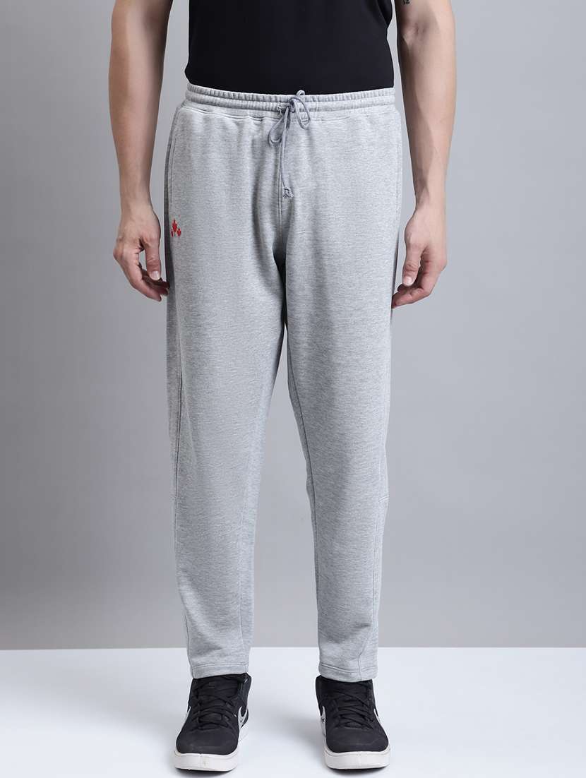 solid full length regular track pant