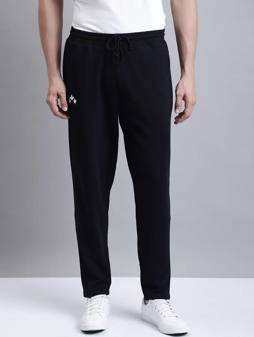 solid full length regular track pant