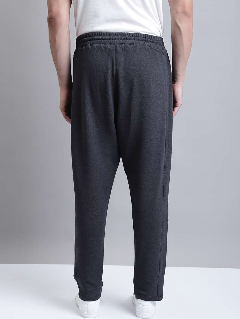 solid full length regular track pant - 20068397 -  Standard Image - 3