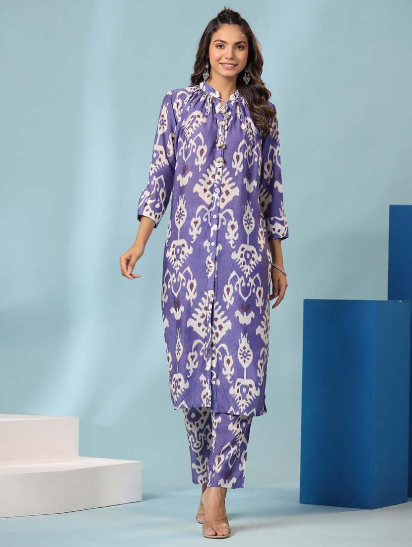 printed kurta pant set  - 20068453 -  Zoom Image - 0