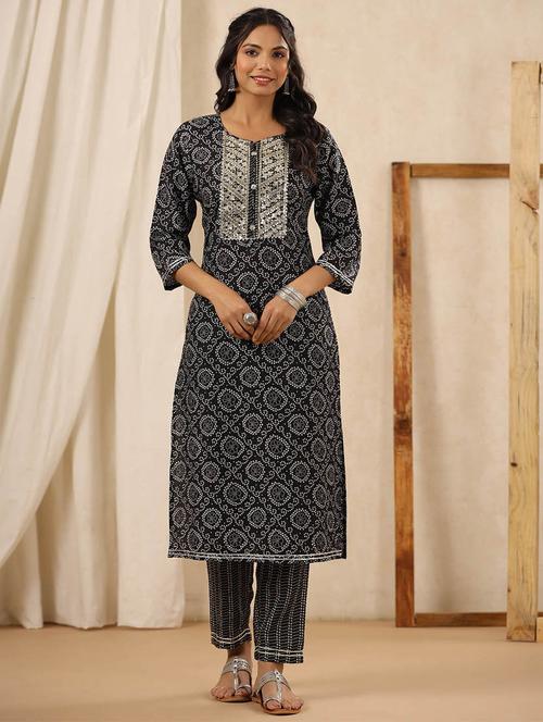 printed kurta pant set - 20068458 - Standard Image - 0
