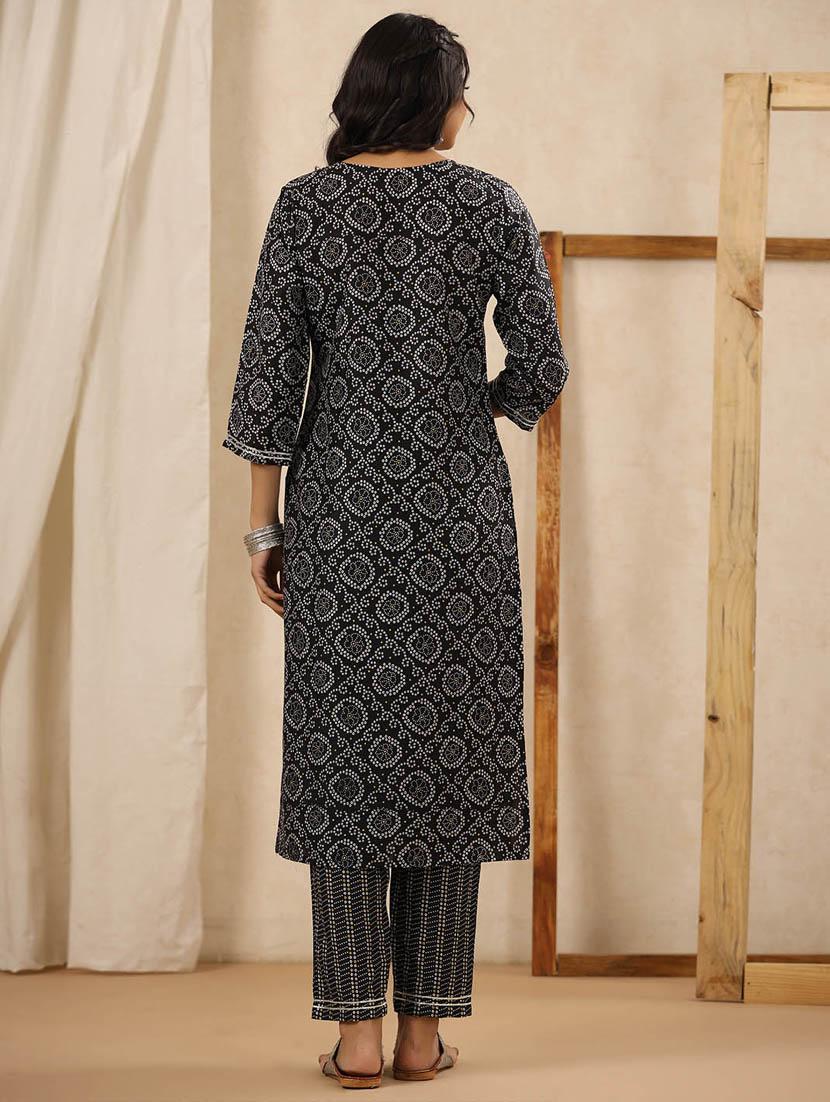 printed kurta pant set - 20068458 - Standard Image - 3