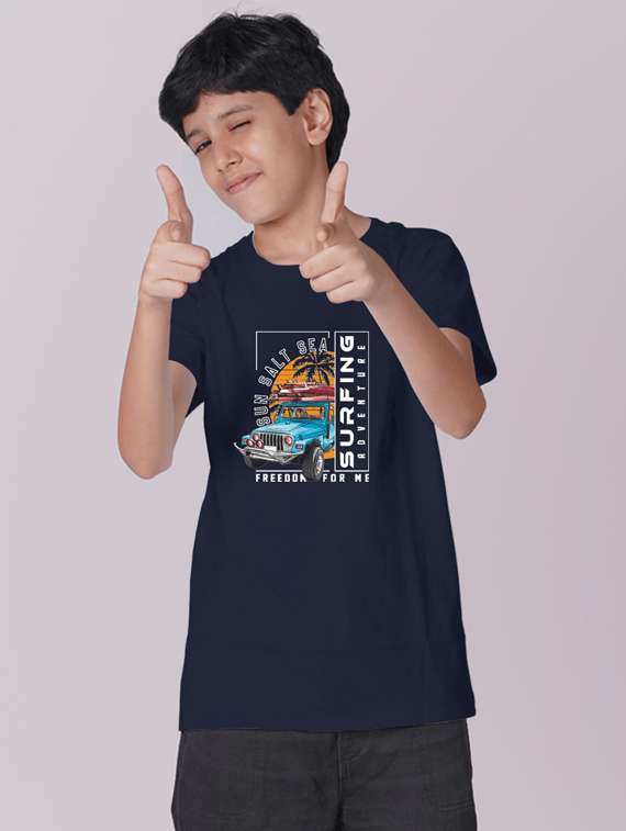 boys printed cotton t-shirt