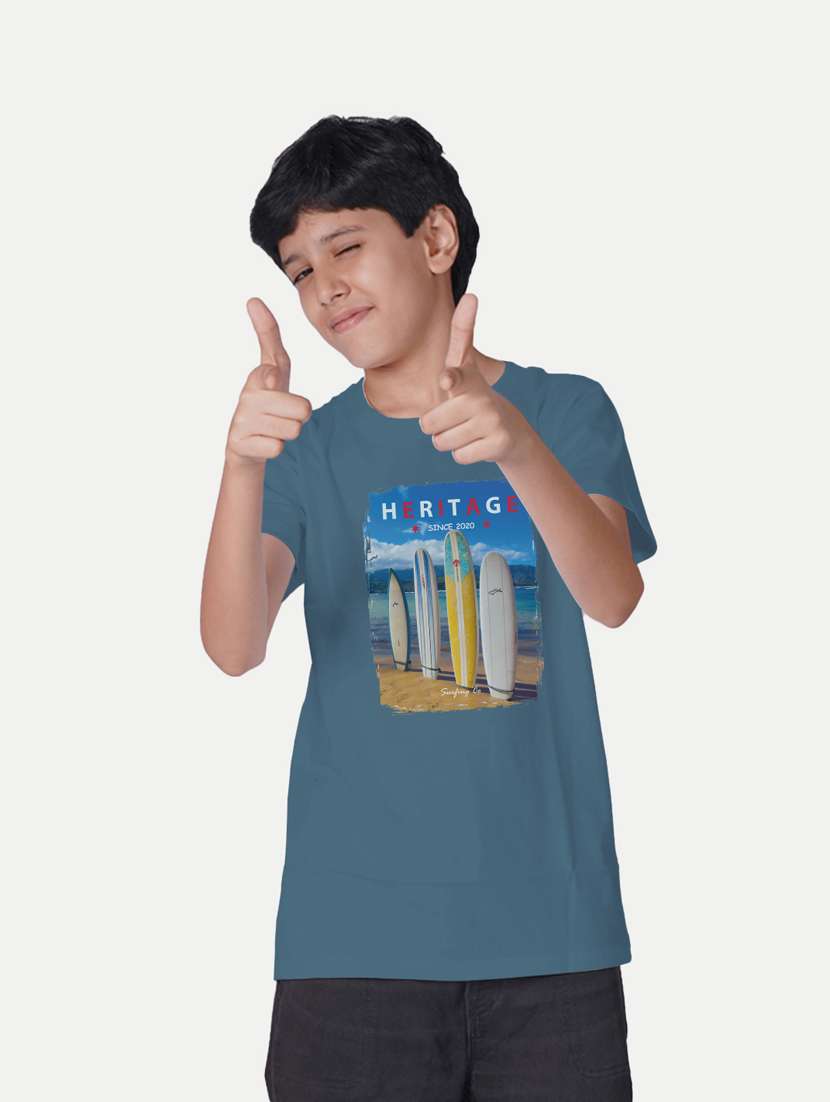 boys printed cotton t-shirt