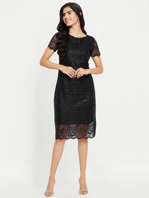 women's sheath color block dress - 20069840 -  Standard Image - 0