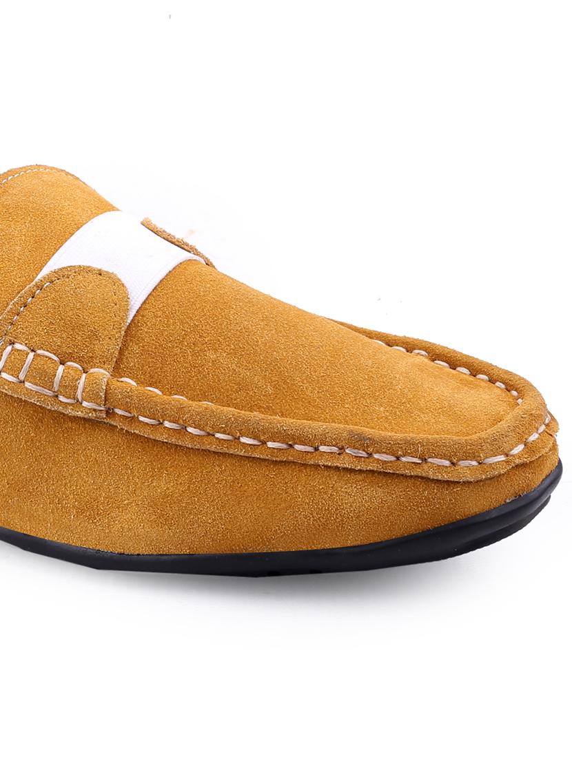tan solid slip-on mules - 20070544 - Standard Image - 5