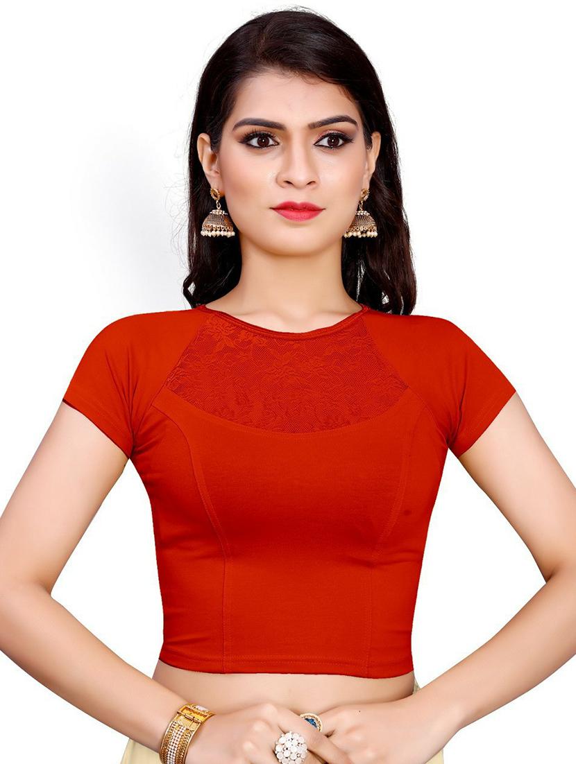 red regular blouse - 20071591 - Zoom Image - 0
