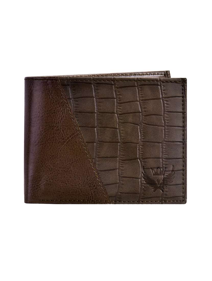 brown leatherette wallet - 20072463 - Zoom Image - 0