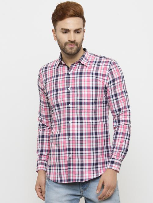 multi colored checkered casual shirt - 20072650 -  Standard Image - 0