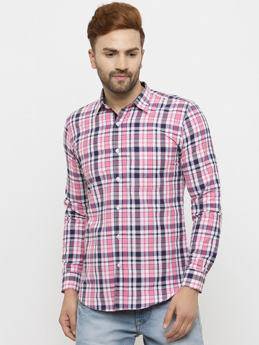 multi colored checkered casual shirt - 20072650 -  Zoom Image - 0
