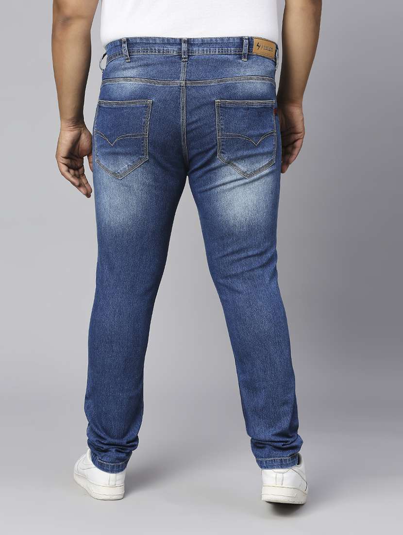 mens slim fit plain jeans - 20076327 -  Standard Image - 3