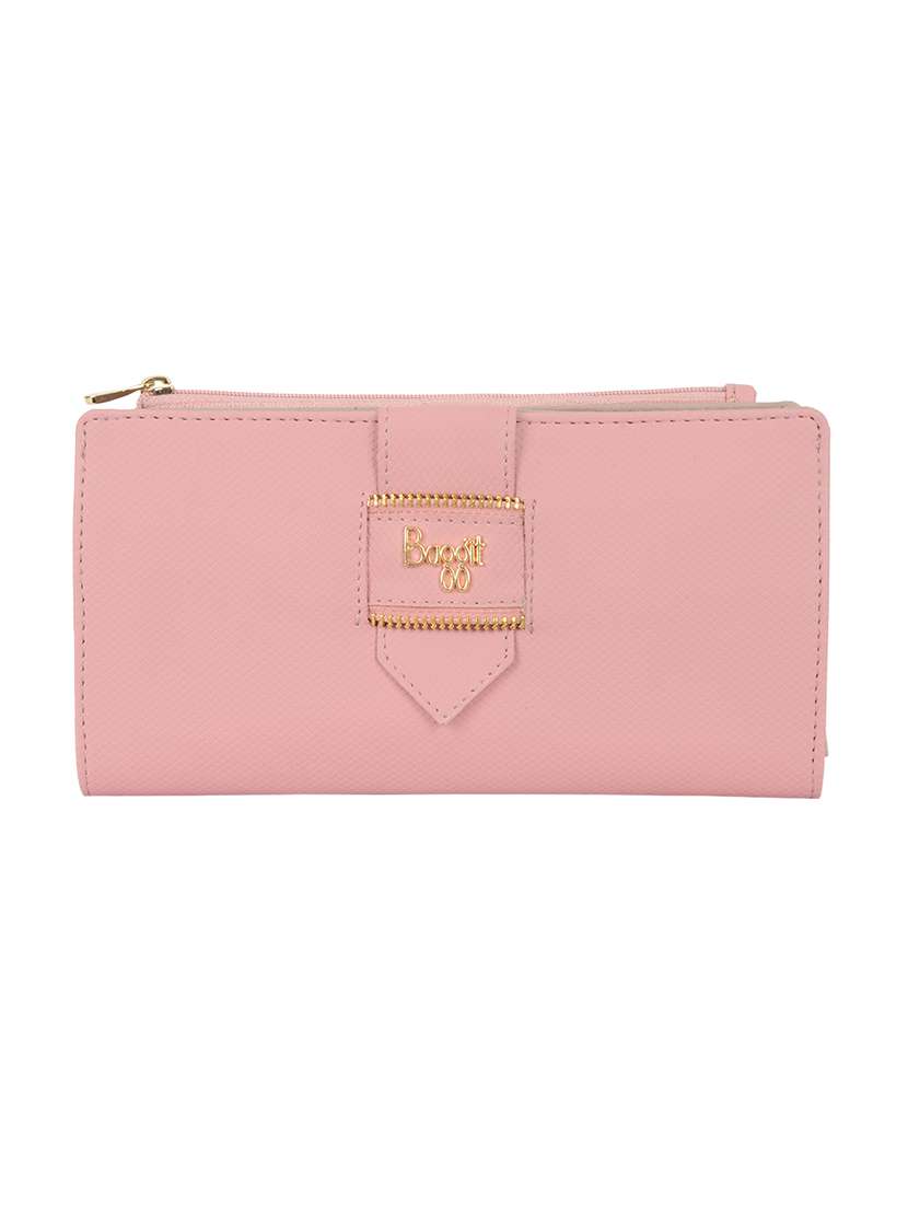 pink pvc wallet