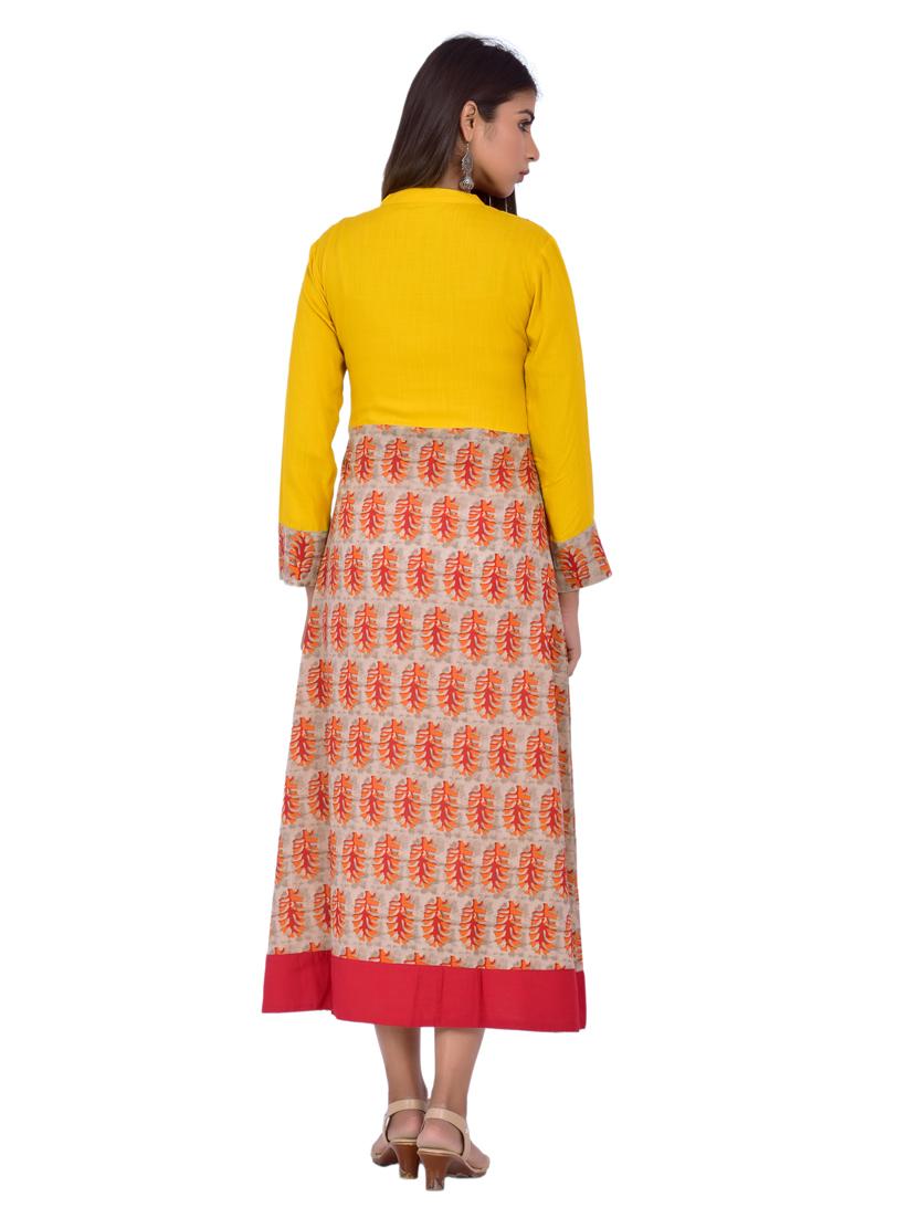 women's front slit kurta - 20078321 - Standard Image - 3