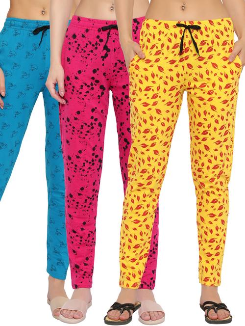 pack of 3 printed cotton pajama - 20080881 - Standard Image - 0