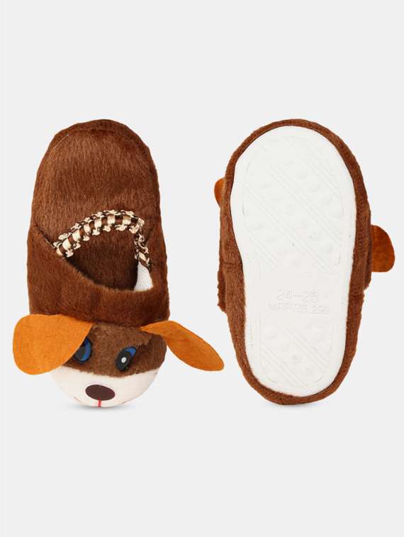brown fabric flip flop - 20082883 - Standard Image - 3
