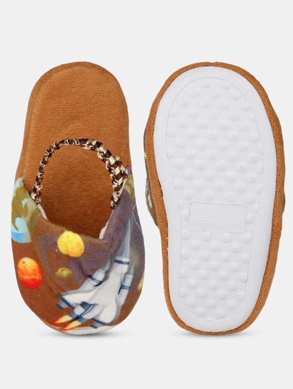 Brown Fabric Flip Flop - 20082886 -  Standard Image - 3