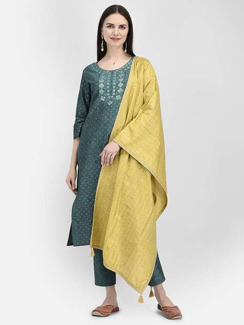 round neck printed straight kurta - 20083172 -  Standard Image - 0