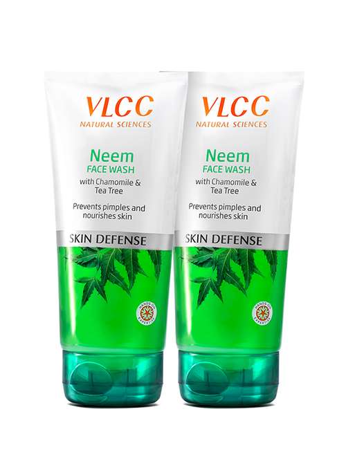 vlcc neem face wash - 300 ml - buy one get one ( pack of 2 )