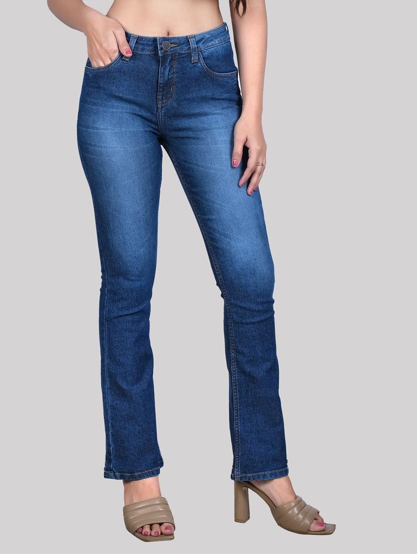 dark blue mid rise denim jean - 20085274 - Zoom Image - 0