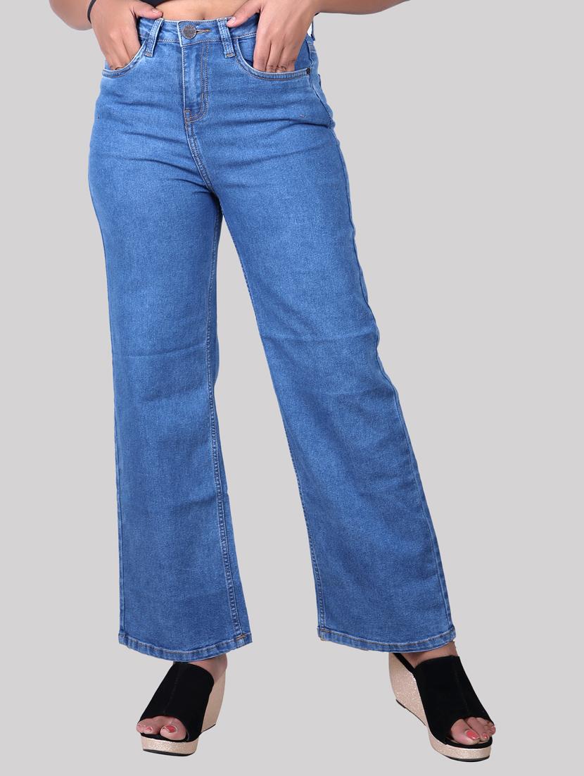 light blue mid rise denim jean - 20085277 - Zoom Image - 0