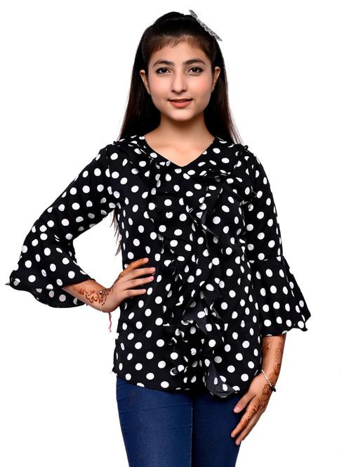 girls v-neck top - 20088308 -  Standard Image - 0