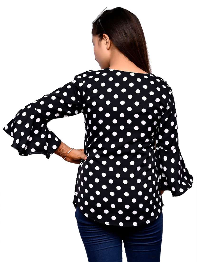 girls v-neck top - 20088308 -  Standard Image - 3