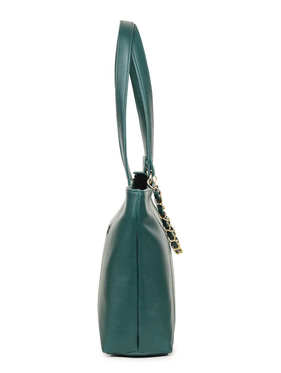 green polyester handbag - 20098130 - Standard Image - 3