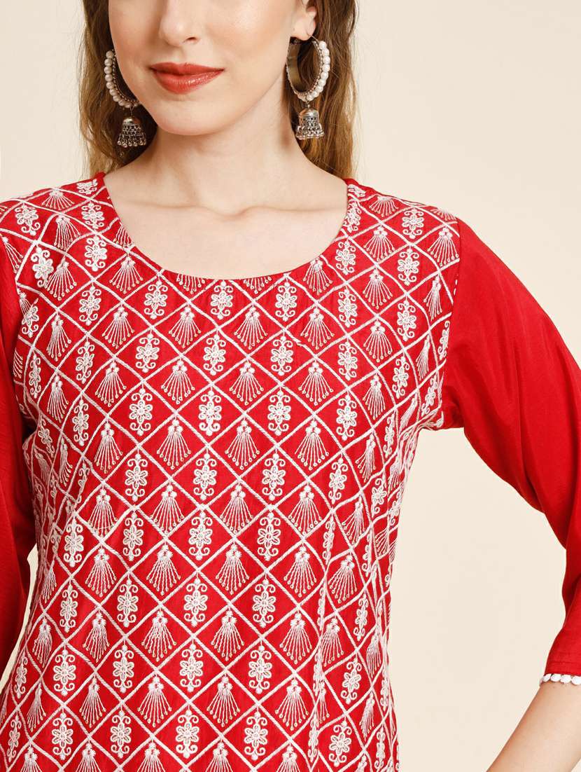 women's straight kurta - 20098310 -  Standard Image - 5