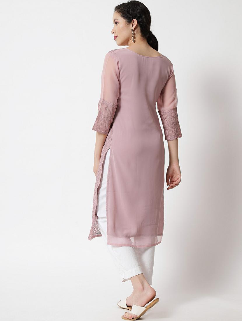 women's straight kurta - 20098328 - Standard Image - 5
