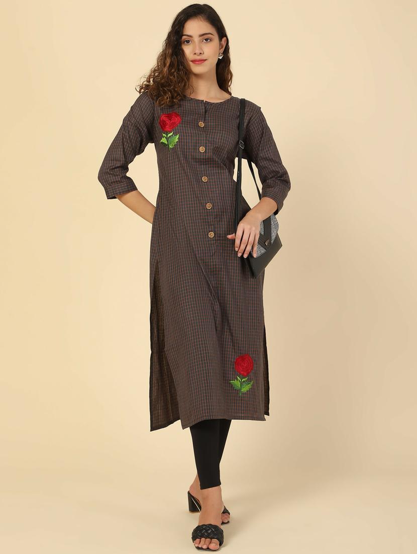 women's straight kurta - 20098360 -  Zoom Image - 0