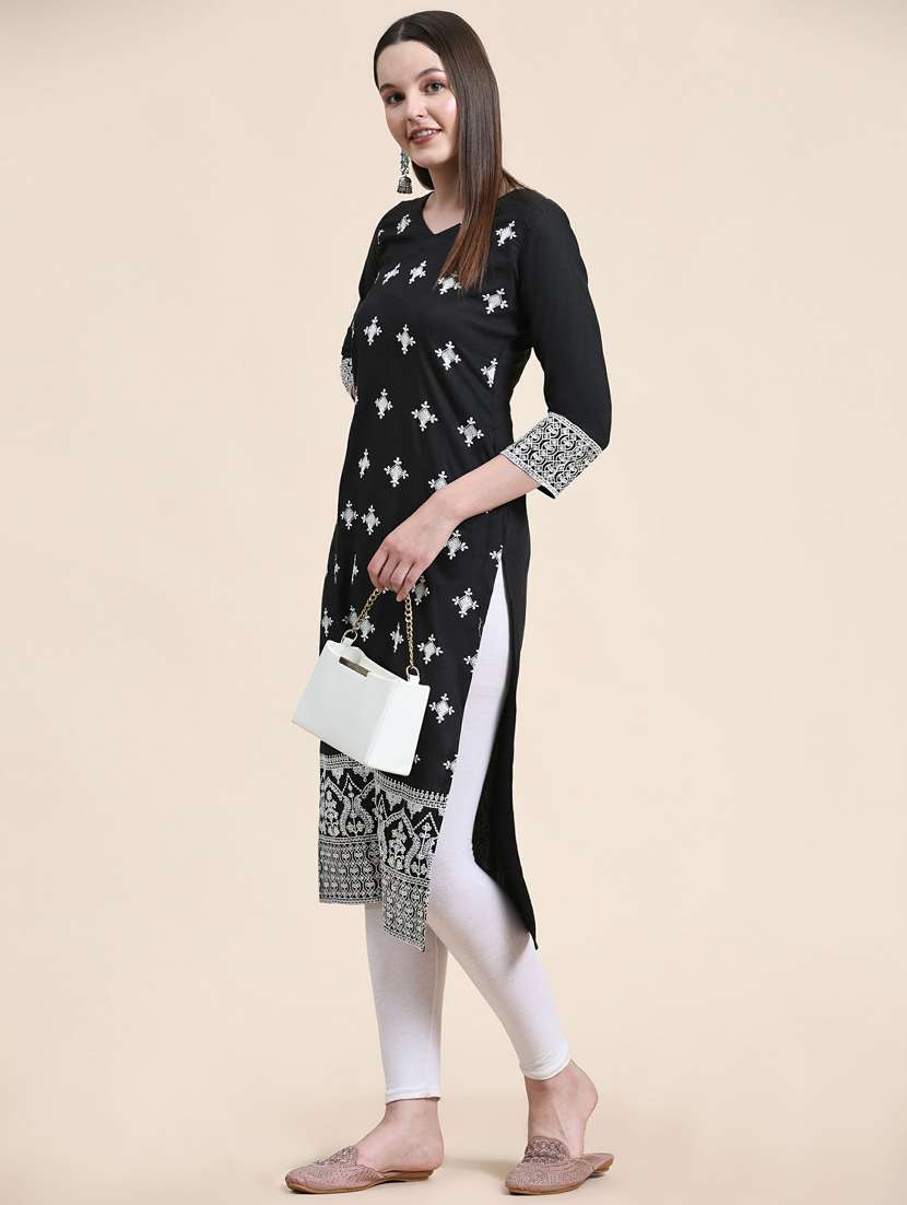 women's straight kurta - 20098453 -  Zoom Image - 0