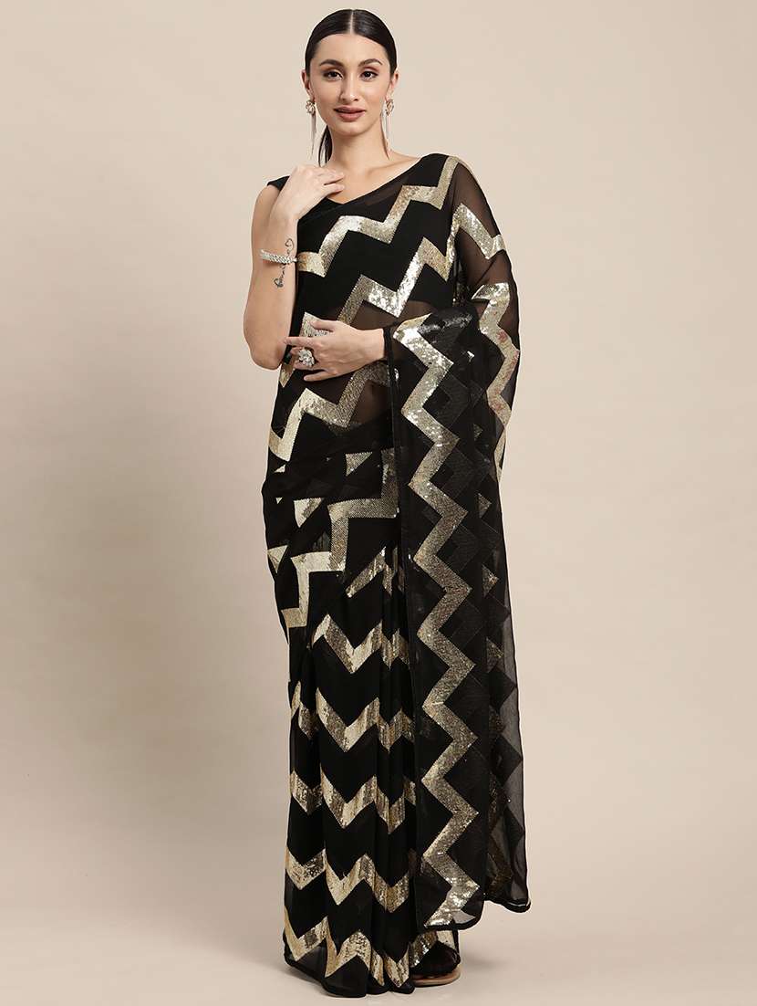 women's embellished saree with blouse