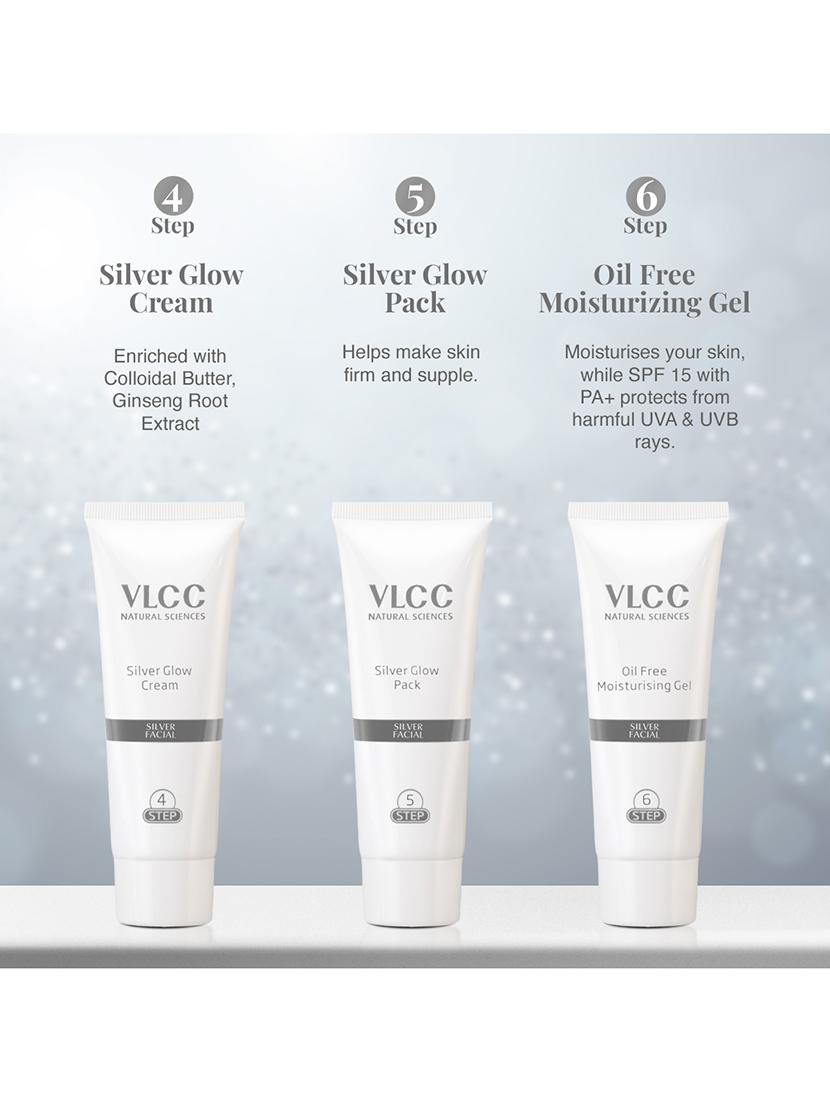 vlcc silver facial kit - 60 g ( pack of 2 ) - 20099377 - Standard Image - 5