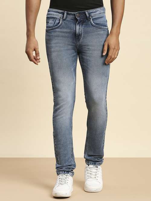 mens skinny fit plain jeans - 20099569 -  Standard Image - 0