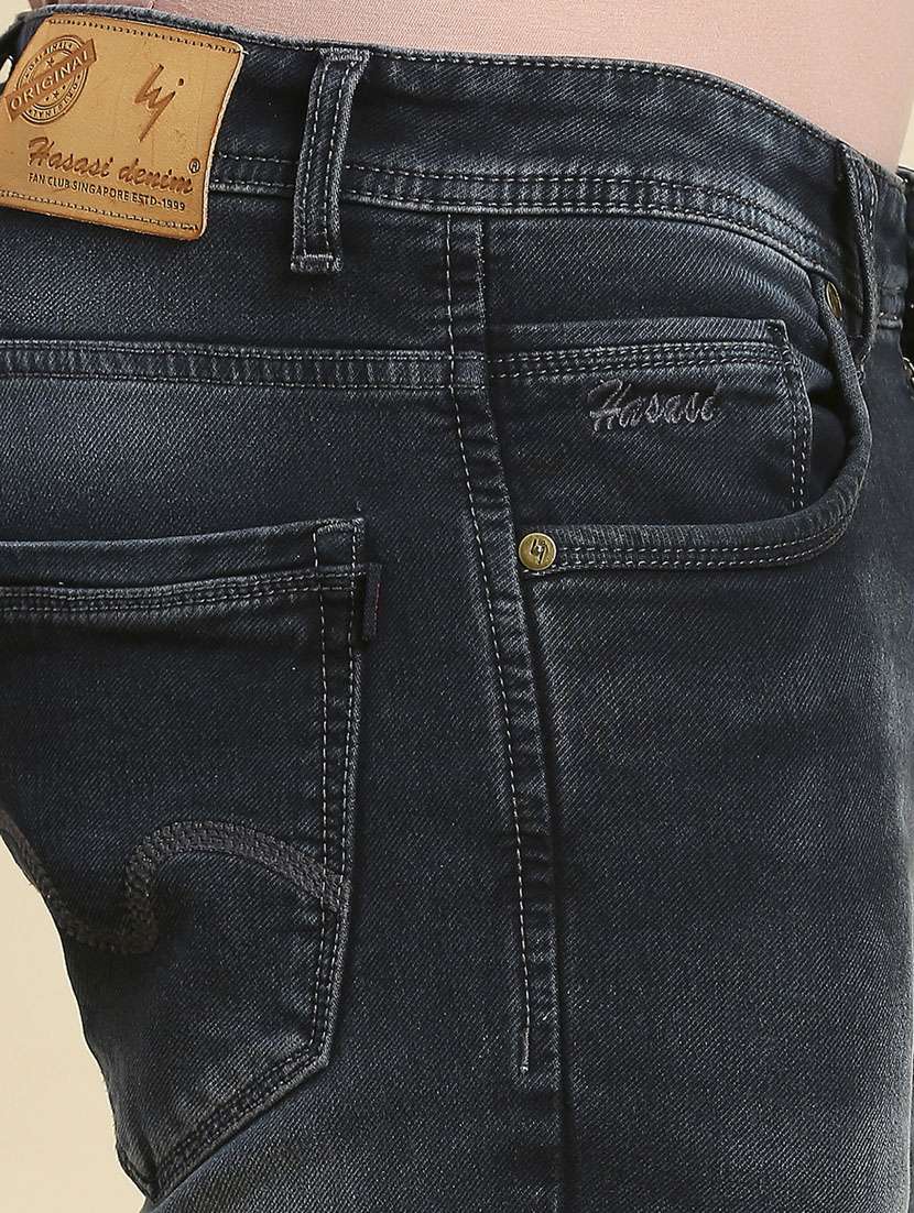 mens relaxed fit plain jeans - 20099572 - Standard Image - 5