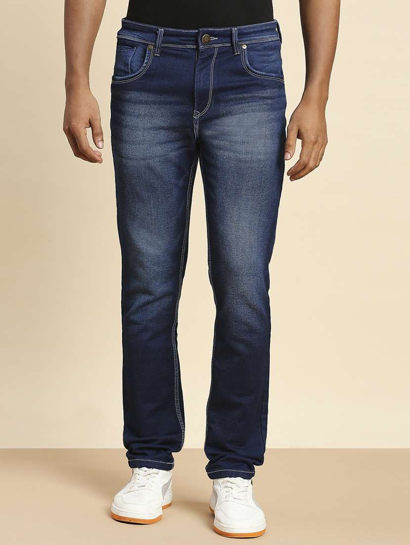 mens slim fit plain jeans
