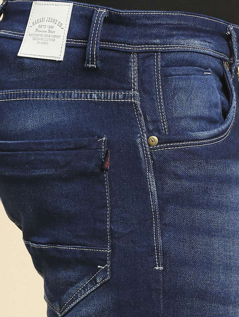 mens slim fit plain jeans - 20099573 -  Standard Image - 5