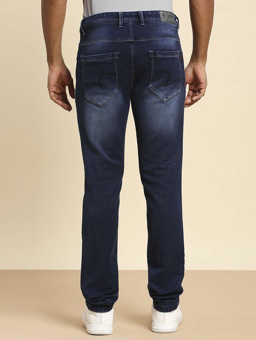 mens slim fit plain jeans - 20099574 - Standard Image - 3