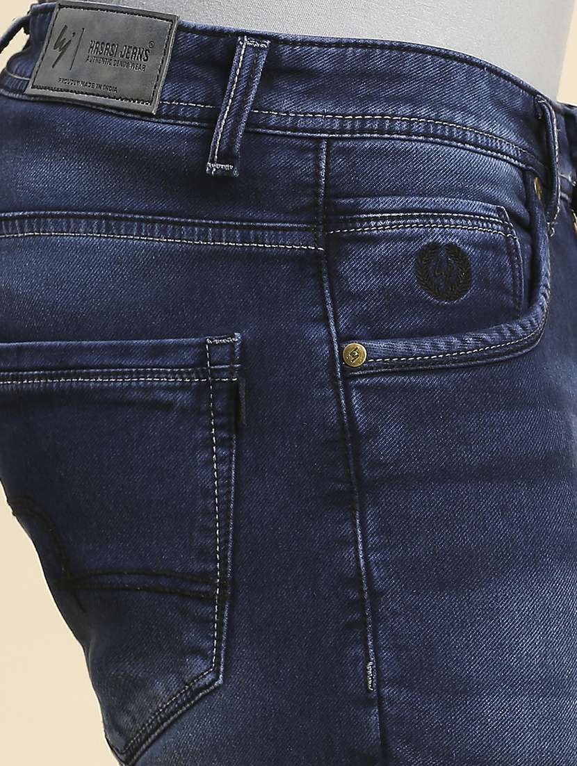 mens slim fit plain jeans - 20099574 - Standard Image - 5