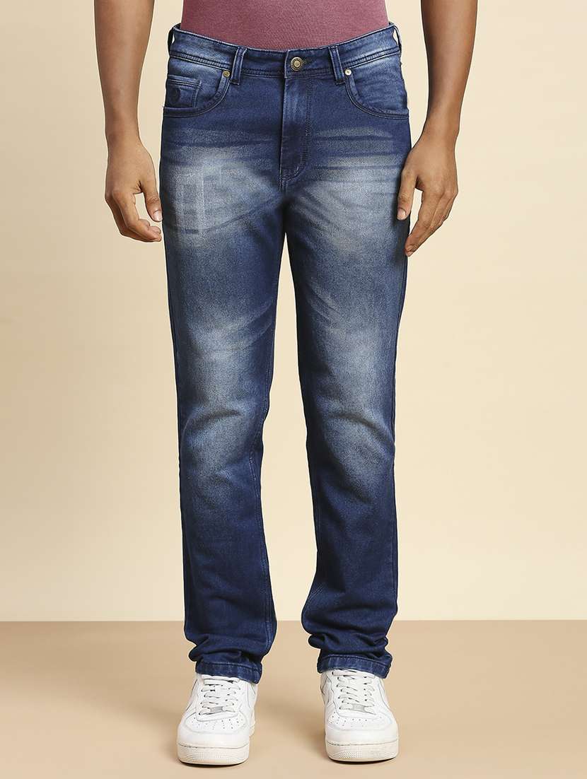 mens slim fit plain jeans - 20099575 -  Zoom Image - 0