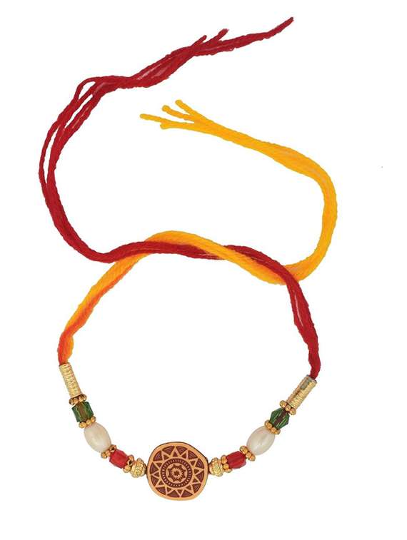 rakhi combo with silver coin - 20101958 - Standard Image - 5