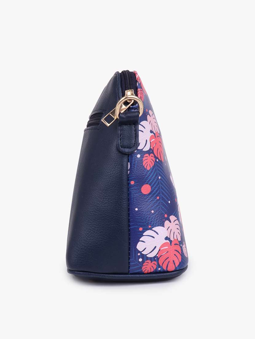 printed leatherette sling bag - 20102677 - Standard Image - 5