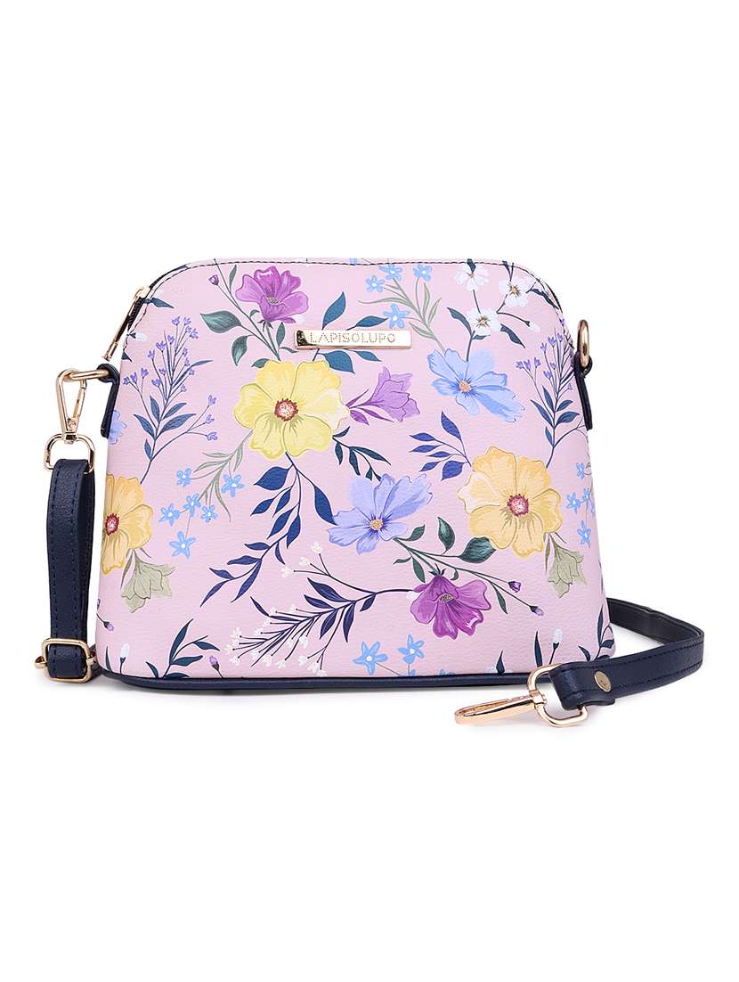 printed leatherette sling bag - 20102678 - Standard Image - 3