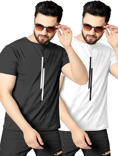 pack of 2 printed t shirts - 20104254 -  Standard Image - 0