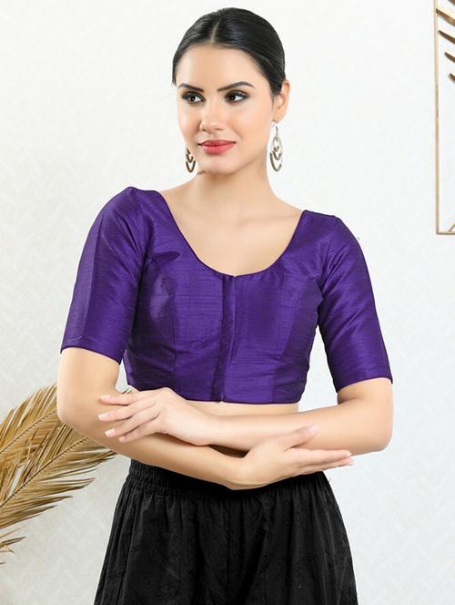 u-neck plain regular blouse - 20110470 -  Standard Image - 0