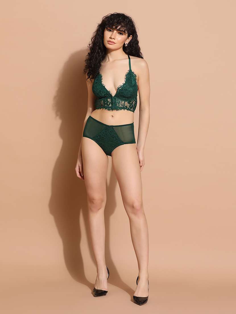 laced bras & panty set - 20110799 - Standard Image - 3